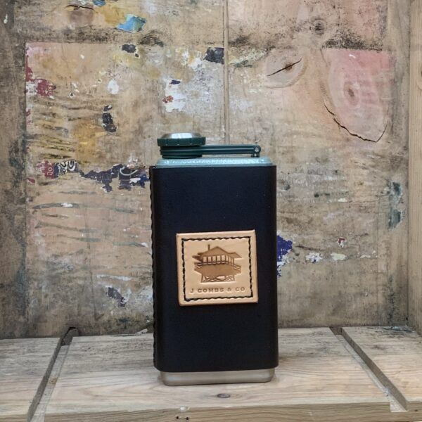 Handcrafted Leather Flask - Image 2