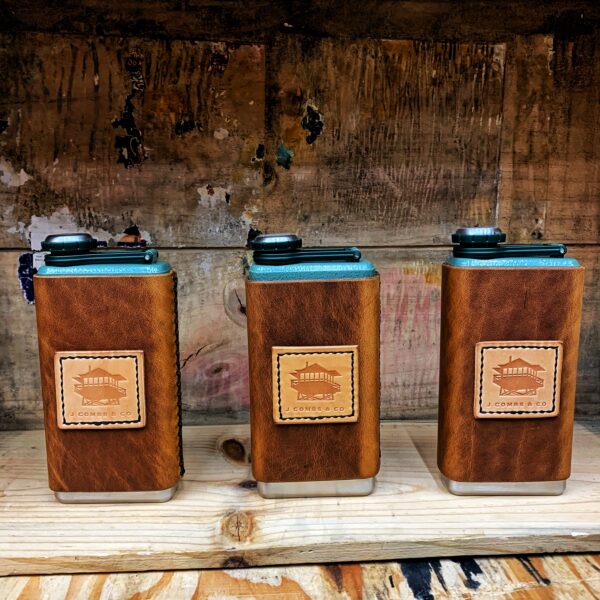 Handcrafted Leather Flask - Image 4