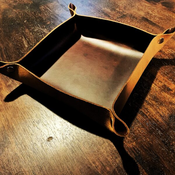 Leather Valet Tray