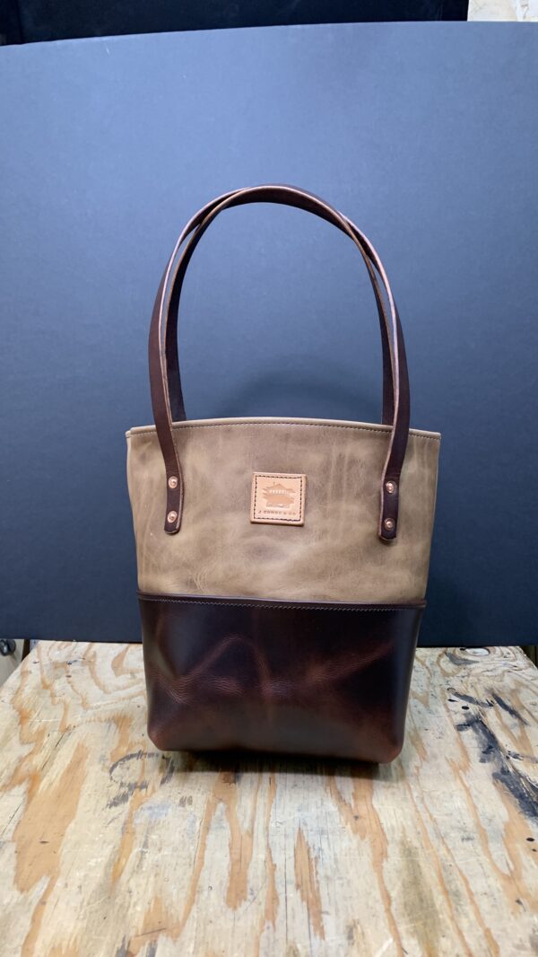 Handmade Leather Tote Bag - Image 5