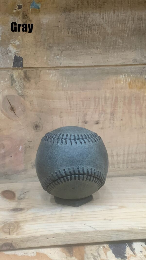 Handcrafted Leather Baseball (multiple colors) - Image 4
