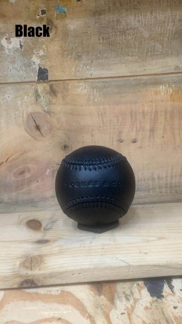 Handcrafted Leather Baseball (multiple colors) - Image 3