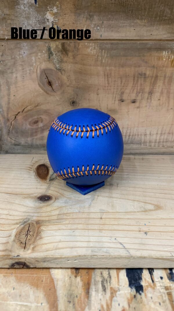 Handcrafted Leather Baseball (multiple colors) - Image 2