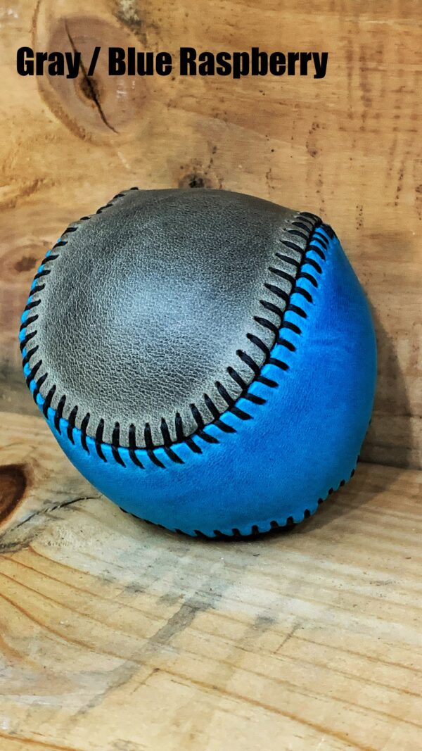 Handcrafted Leather Baseball (multiple colors) - Image 9